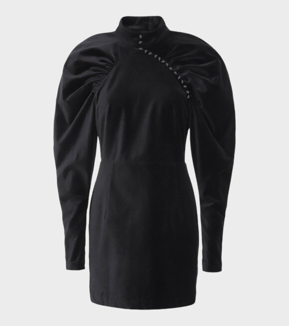 Rotate - Number 1 Velvet Blazer Dress Black