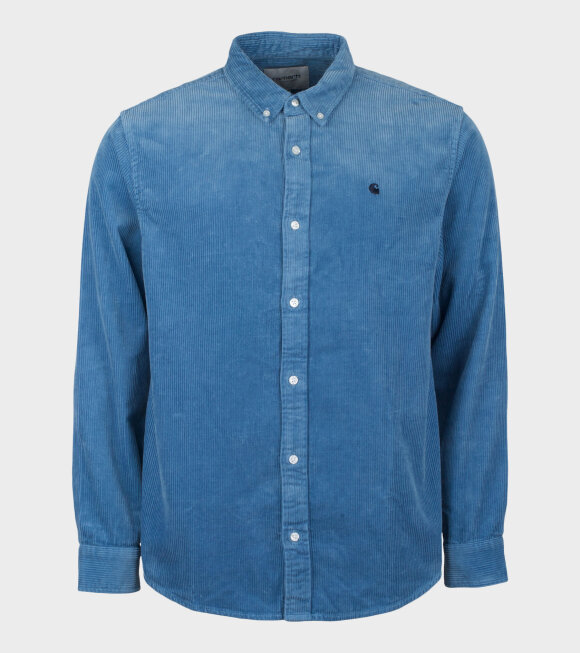 Carhartt WIP - L/S Madison Cord Shirt Blue