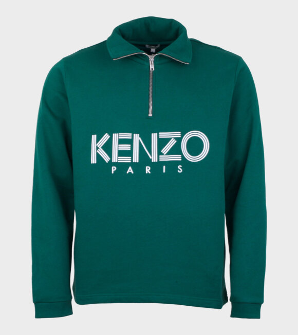 Kenzo - Sport Half-Zip Sweat Green