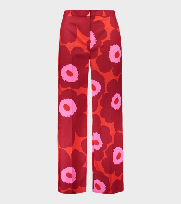 Marimekko - Osuva Unikko Trousers Red