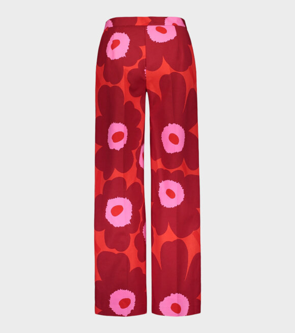 Marimekko - Osuva Unikko Trousers Red