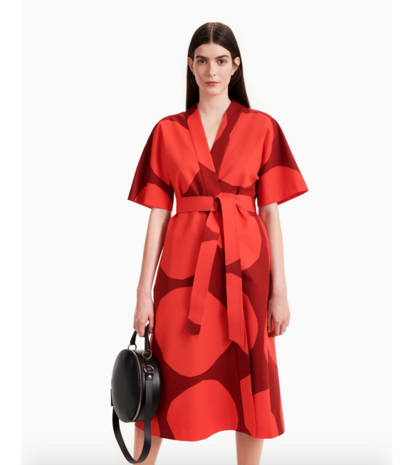 Marimekko - Kiehtova Kivet Dress Red