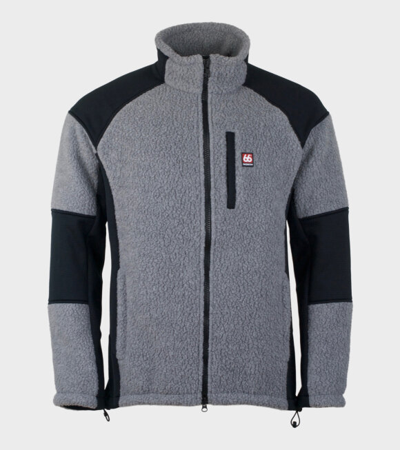 66 North - Tindur Technical Shearling Jacket Grey