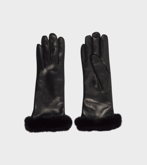 Oh! by Kopenhagen Fur - Emma Leather Glove Black