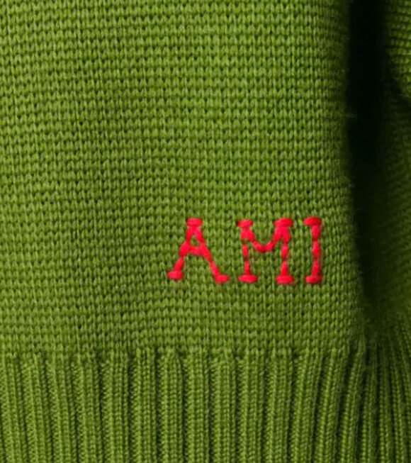 AMI - Embroidery Oversize Sweater Green 