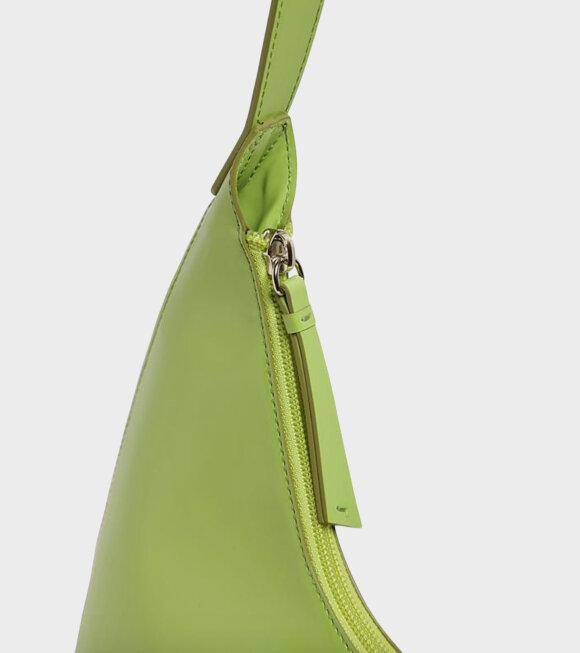 By Far - Amber Lime Green Semi Patent Leather 