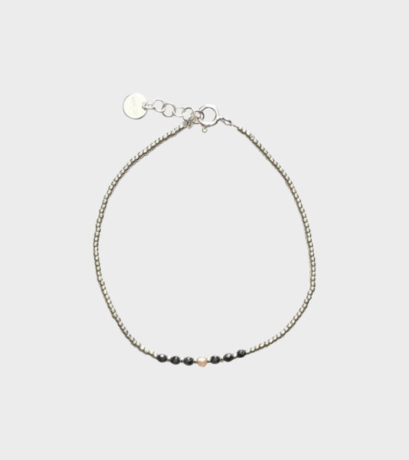 Anni Lu - Bead & Gem Bracelet Silver
