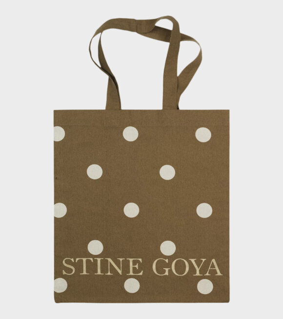 Stine Goya - Rita Tote Bag Brown Dots
