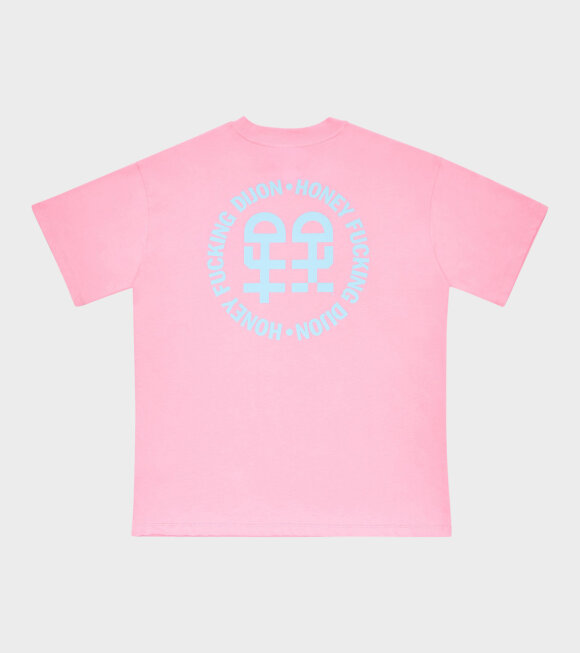 Honey Fucking Dijon - Pocket Logo T-shirt Pink