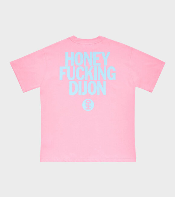 Honey Fucking Dijon - Large Logo T-shirt Pink