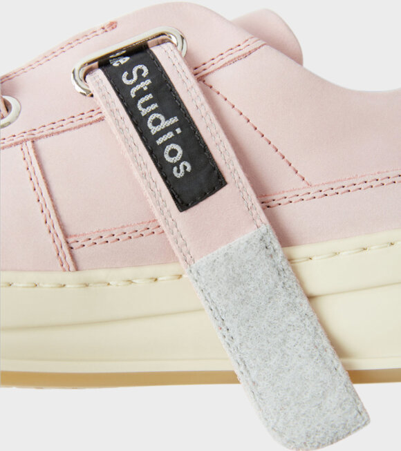 Acne Studios - Steffey Nubuk Velcro Sneakers Pink