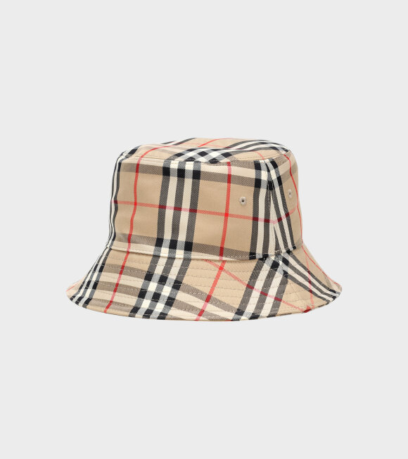 Burberry - Bucket Hat Checkered Beige 