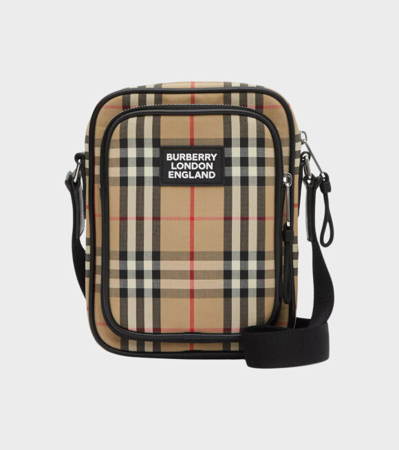 Burberry - Freddie Bag Checkered Beige
