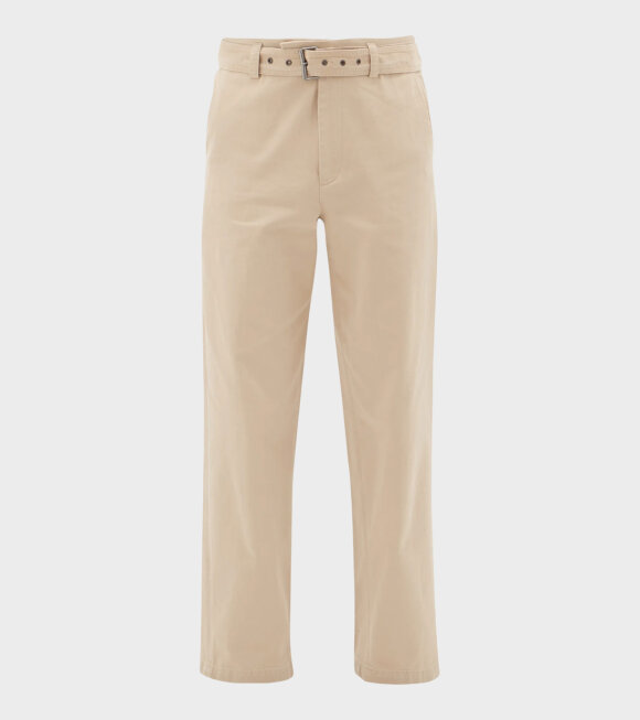 JW Anderson - Belted Chino Trousers Beige