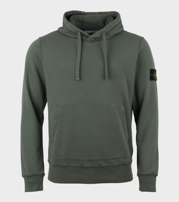 Stone Island - Patch Hoodie Army Green 