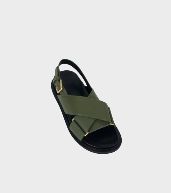 Marni - Fussbett Sandal Army Green