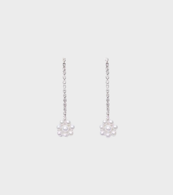 Shrimps - Jasmine Flower Earrings Cream/Silver