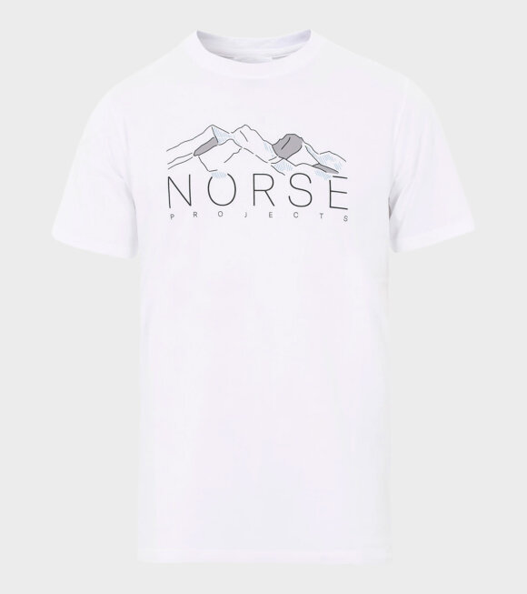 Norse Projects - Niels Mountains T-shirt White