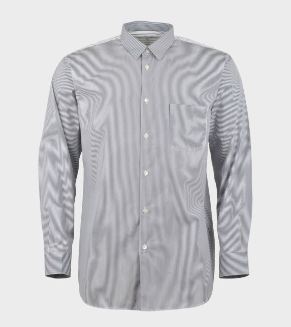 Comme des Garcons Shirt - Striped Shirt Blue/White