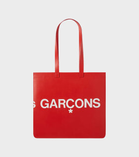 Comme Des Garcons Wallet Huge Logo Red Wallet - dr. Adams