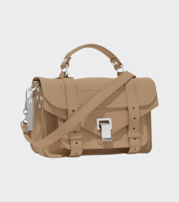 Proenza Schouler - PS1 Tiny Lux Leather Beige