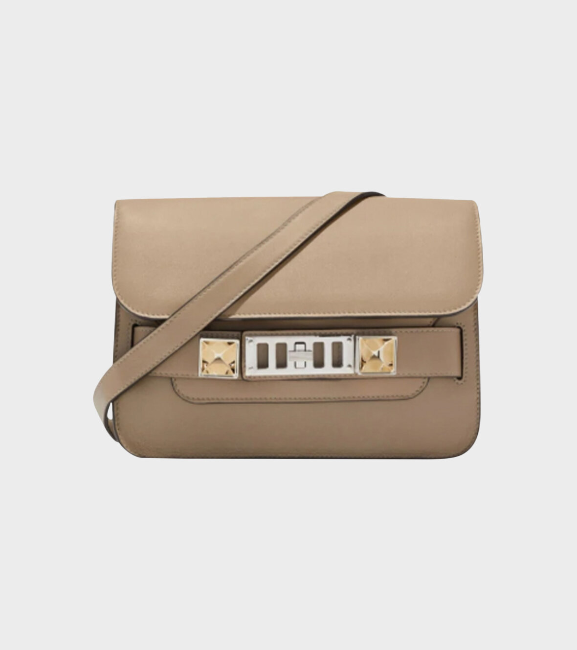 Formuler Colonial Mission Proenza Schouler PS11 Mini Classic Smooth Leather Beige - dr. Adams