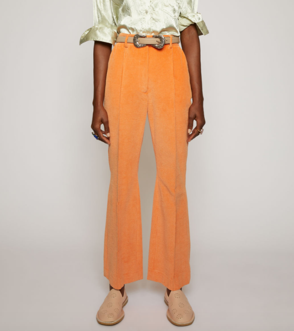 Acne Studios - Patrina Cord Trousers Orange