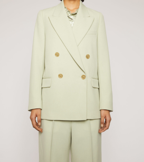 Acne Studios - Double Breasted Suit Jacket Pastel Green