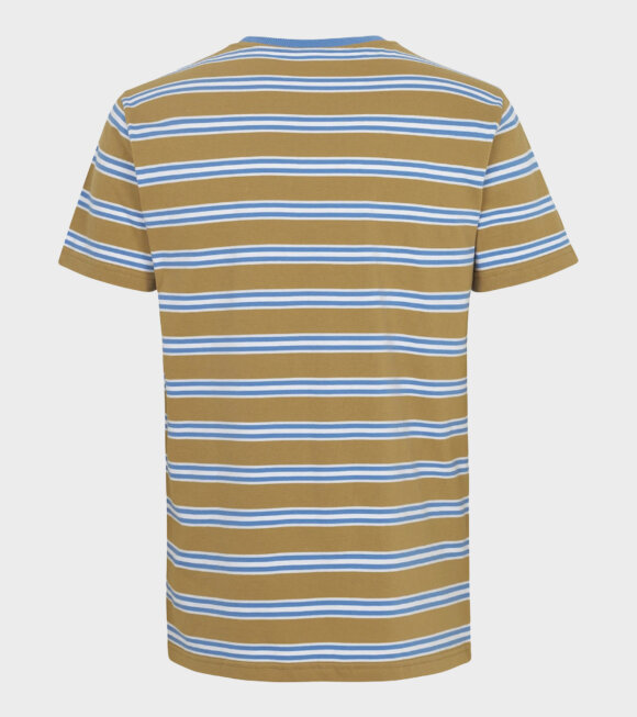 Mads Nørgaard  - Summer Stripe Troll T-shirt Brown/Blue 