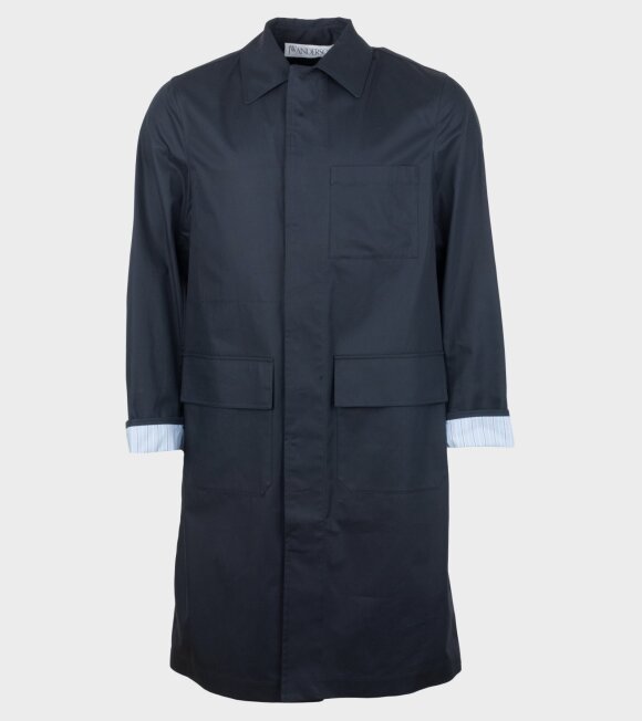 JW Anderson - Mid Length Workwear Coat Blue 