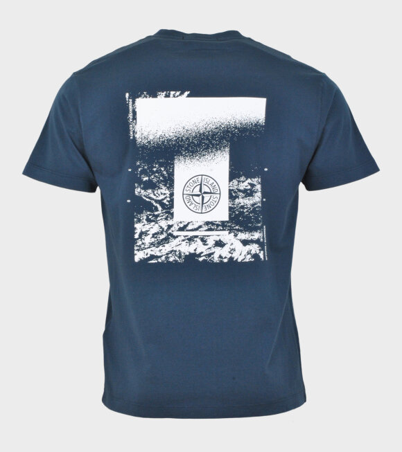 Stone Island - Print T-shirt Blue