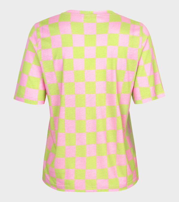 Stine Goya - Leonie T-shirt Green/Pink