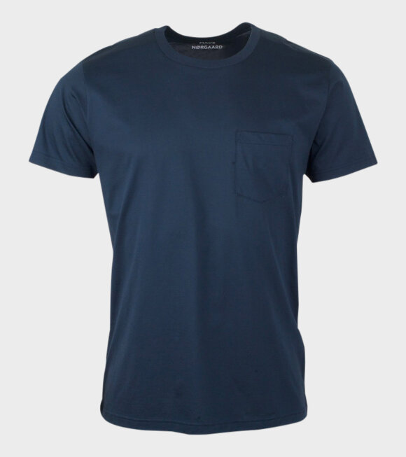 Mads Nørgaard  - Mercerized Tom T-shirt Blue 