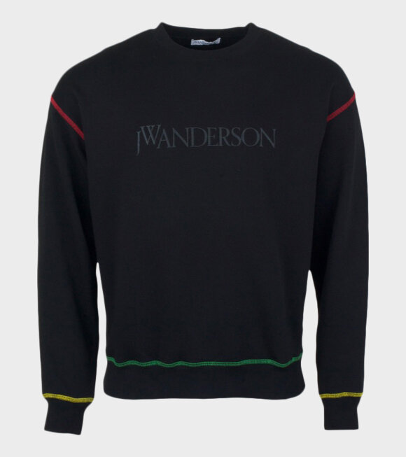 JW Anderson - Logo Embroidery Sweatshirt Black 