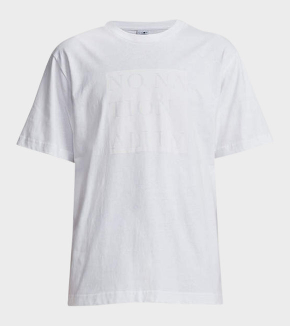 NN07 - Wilko Print T-shirt White 