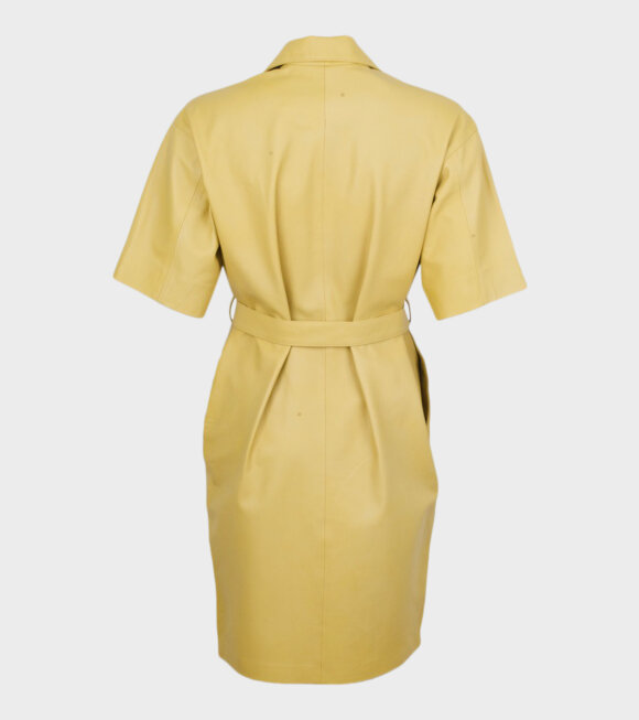 Remain - Pirello Leather Dress Yellow 