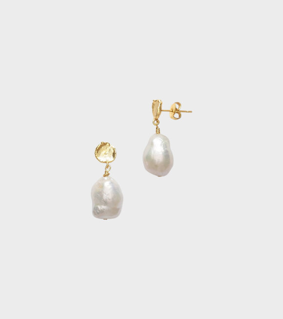 Anni Lu - Treasure Pearl Earring Gold