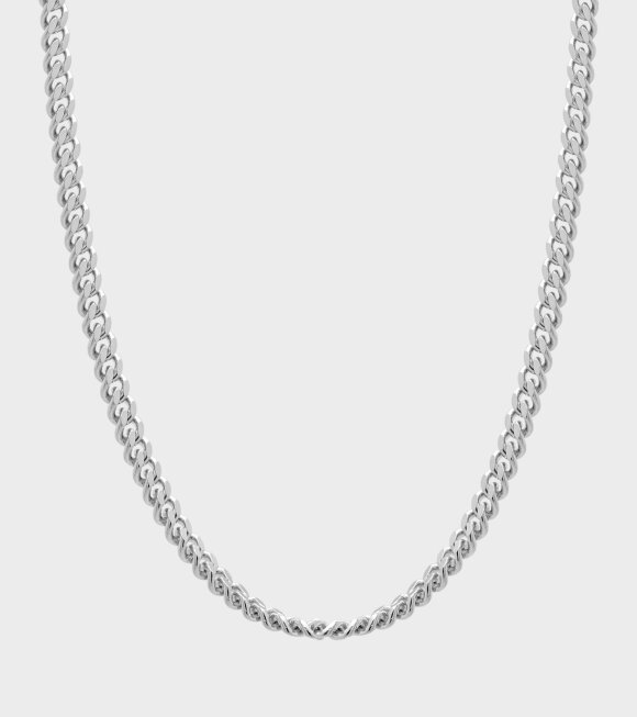 Tom Wood - Curb Chain 62,5 cm. Silver L  