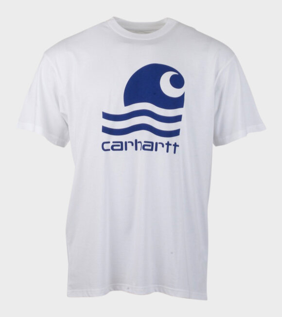 Carhartt WIP - S/S Swim T-shirt White/Blue