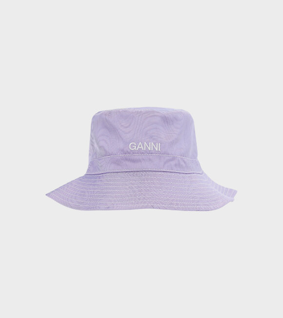 Ganni - Bucket hat Purple