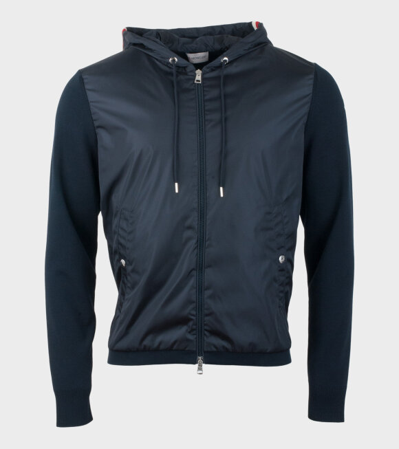 Moncler - Gardigan Tricot Jacket Blue