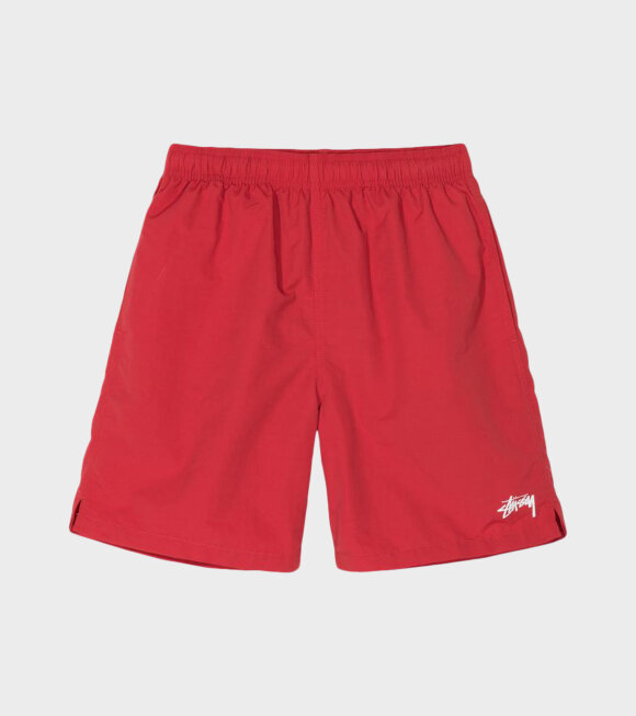 Stüssy - Stock Water Shorts Red