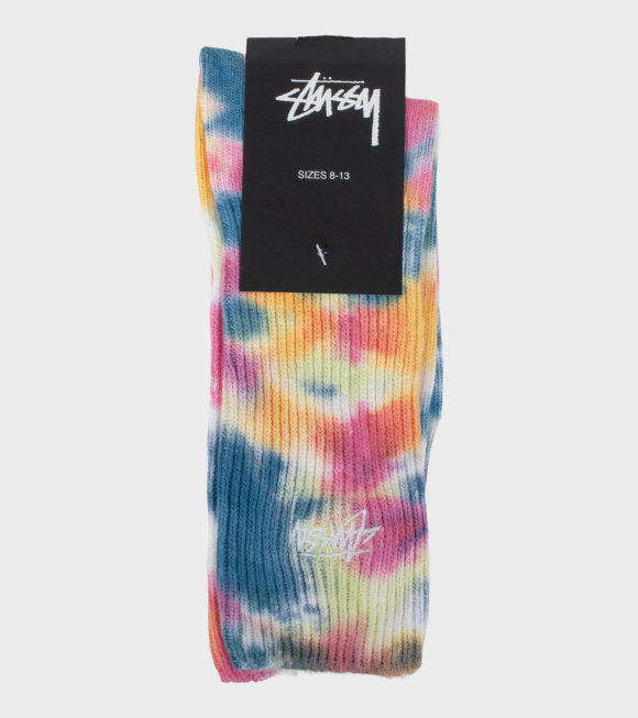 Stüssy - Tie Dye Socks Multicolor