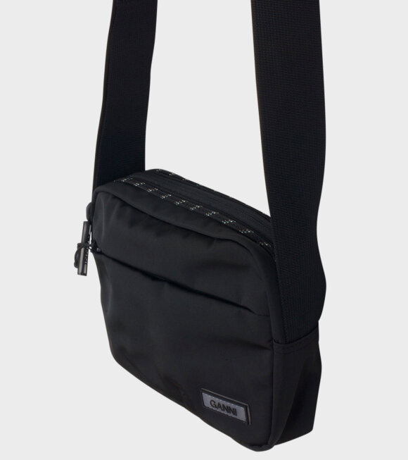 Ganni - Tech Fabric Bag Black 