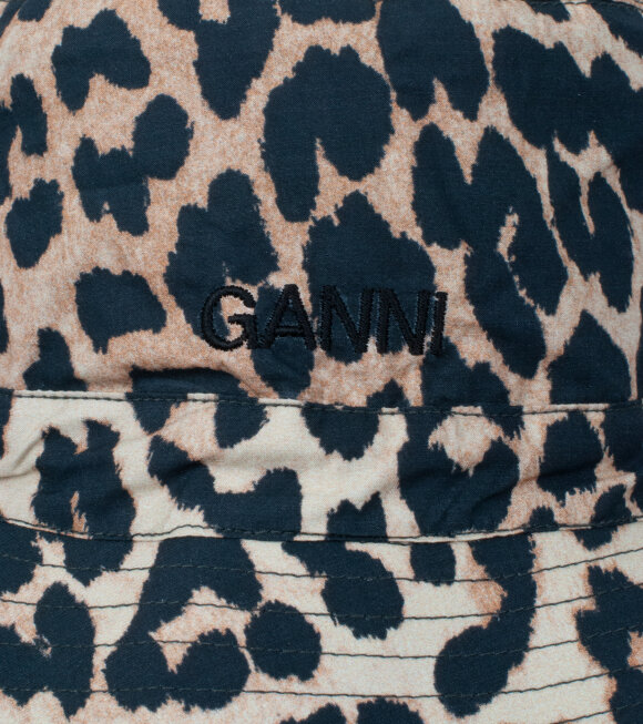 Ganni - Bucket Hat Printed Leopard