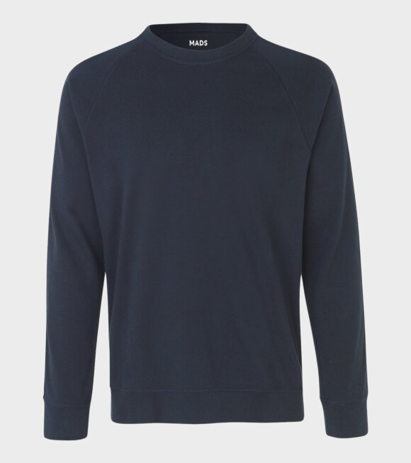 Mads Nørgaard  - Cotton Rib Stelt T-shirt Blue