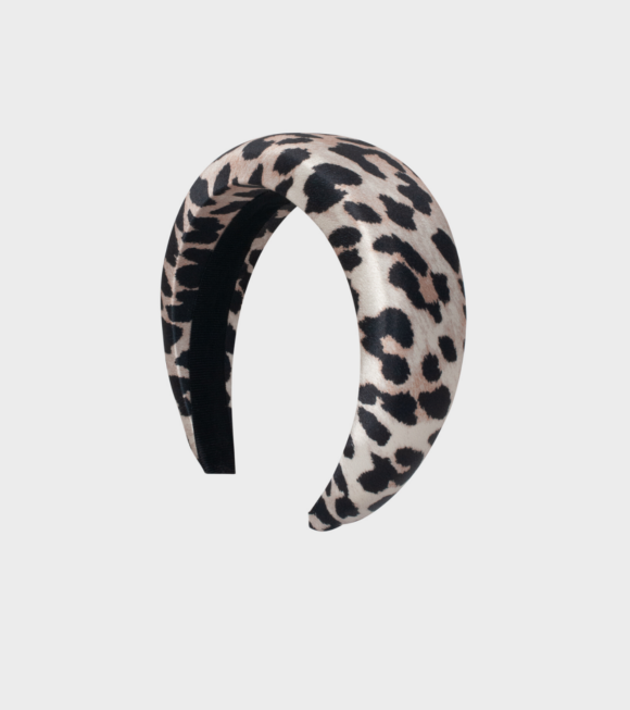 Ganni - Hairband Printed Leopard 