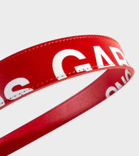 Comme des Garcons Wallet Huge Logo Belt Red - dr. Adams