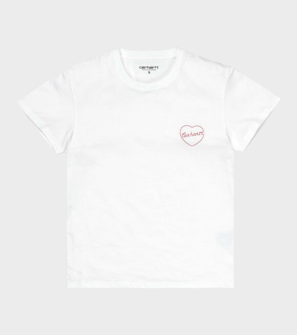 Carhartt WIP - S/S Tilda Heart T-shirt White 