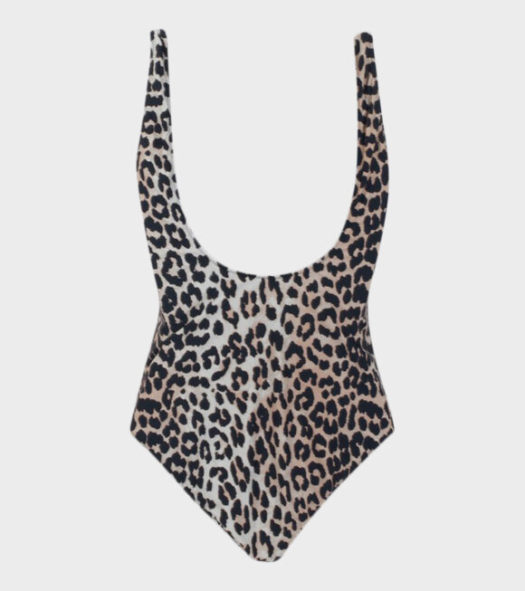 Ganni - Swimsuit Leopard